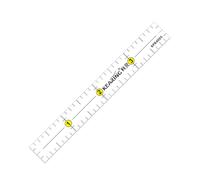 KEARING 1/2" x 4" Pocket Quilting Ruler, Non-Slip Acrylic Sewing Ruler for Cutting Fabric, Clear Mini Quilting Ruler for Crafting & Pattern Making