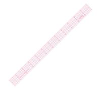 KEARING 1" x 12" Clear Sewing Graph Ruler, Transparent Pattern Making Ruler for Sewing, Quilting, and Dressmaking - Sandwich Line Printing