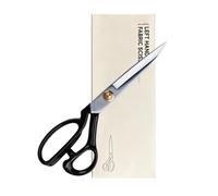 KEARING 10 Inch Heavy Duty Fabric Scissors, Professional Tailor Shears for Precision Cutting of Leather, Denim, and Multi-Layer Fabrics for Sewing, Quilting, Dressmaking - 0.6 lb - Left-Handed