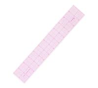 KEARING 2" x 12" Clear Sewing Graph Ruler, Transparent Pattern Making Ruler for Sewing, Quilting, and Dressmaking - Sandwich Line Printing