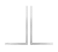 KEARING 24" x 14" L-Square Ruler with Multi-Scale French Curve, Professional Fashion Designer's Sewing Ruler for Pattern Making, Quilting, Design