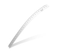 KEARING 24inch French Curve Ruler, Hip Curve Ruler for Pattern Making, Vary Form Curve Ruler Aviation Quality Aluminum Fashion Designer's Ruler for Sewing, Quilting, Design