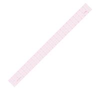 KEARING Clear Graph Fashion Design Ruler, Sandwich Line, 2 x 24", Transparent Pattern Grading Dressmaking Ruler for Sewing Quilting Design