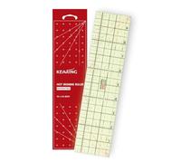 KEARING Hot Hem Ruler for Sewing, 2.5 x 10 Inch, Patented Heat Resistant Non-Slip Hot Ironing Ruler for Measure, Mark, Fold, Press with Dry or Steam Iron