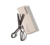 KEARING Professional Pinking Shears 9-Inch | Full-Metal Stainless Steel Zigzag Scissors with 5mm Triangle Blades, Titanium Gray Finish, Heavy-Duty Sewing & Quilting Shears