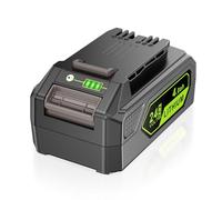 KEATFE 24V 4Ah Battery for Greenworks lawnmower, GW2430 Li-ion Powerful Replacement Battery Compatible with Greenworks 24V Cordless Power Tools 29842 29852 BAG708 BAG711 20352 22232 2508302