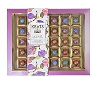 Keats Dark Chocolate Shimmering Mini Truffles Selection Gift Box 195g | Gift for Christmas | Vegetarian and Gluten Free