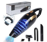 KeautFair Handheld Cordless 4-in-1 Vacuum Cleaner 120W/1.5KPA HEPA Filter Powerful Portable Mini Small Rechargeable Lightweight Vacuum <60dB for Wet and Dry for Car Home Office Pet Hair(Black)