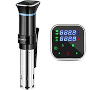 KEAWEO Sous Vide, 1100W Sous Vide Machine Thermal Immersion Circulator Water Bath Cooking, Quiet Slow Cooker, Accurate Temperature Time Control, Menu Function, Energy-Efficient, Foolproof Juicy Meals