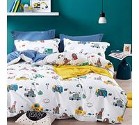 KEAYOO Baby Bedding Set-100% Cotton 100X135CM Cot Duvet Cover + Pillowcase for Toddler (NUMMBER)