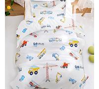 KEAYOO Single Baby Duvet Cover 100 x 135 cm Cotton for Boys and Girls with Zip