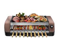 Kebab Making Machine with Rotation Grill - Double Electric Grill Table, 1800W Multifunctional BBQ Grill for Home, Camping, Party Outdoor Use