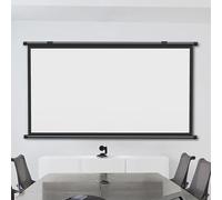 KEBER Projector Screen 60”72”Pull-Down Projection Screen, 4:3 16:9 Ratio, 1.1 Gain, HD Wrinkle-Free Design Projector Movies Screens Wall Mountable for Home Cinema School Office (Size : 72"" (4:3))