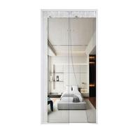 Kebinmaoyi Magnetic Fly Screen Door Curtain No Drill Installation,Automatically Closes, Insect-Proof Mesh Net to Keep Flies, Bugs & Mosquitoes Out 135x180cm