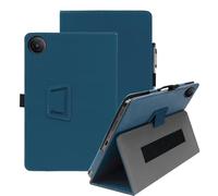 Kebiory Compatible with TCL TAB 8 NXTPAPER 5G Model 8189s 8.7 inch Tablet Case Built in Hand Strap Pen Holder PU Leather Case Folio Smart Cover for TCL Tab8 NXTpaper 5G 8.7 inch (Blue)