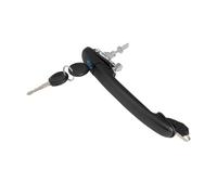 KEBJSBGTD 2PCS Front Left Right Door Handle with 2 Same Keys 6N0837207C/D for P-OLO 6N 6N1 6N2 for Sharan SE&AT Alhambra Galaxy Cars Doors Handles