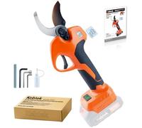 Kebtek Electric Secateurs 40mm Battery Powered Pruning Shears Cordless Power Pruner Branch Cutters 1.6''-0.98'' Garden Shears for Gardening Heavy Duty(Only Body Machine, NO Battery and Charger)