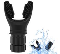 Kecartu Breathing Trainer, Boost Breathing Exerciser, Portable Respiratory Muscle Trainer, Lung Exercise Device with Soft Silicone for Fitness,Training | Adjustable Resistance | Easy to Clean, Black