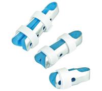 Kecartu Finger Splints, Finger Brace, 3-Size Pack Aluminium Padded Finger Support Stabilizer for Broken, Trigger Fingers, Arthritis, Finger Knuckle Immobilization with Soft Foam and Loop Straps