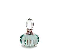KECHU Delicate Green Empty Crystal Perfume Bottle Refillable Glass 3ml…