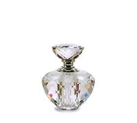 KECHU Extremely Transparent Empty Crystal Perfume Bottle Refillable Glass Contianer 12ml…