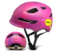 KED Children's Bicycle Helmet Pop K-FIT Grid Lock Integrated LED Rear Light MIPS In-Mold Technology