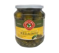 Kedainiu Konservai Pickled Cucumbers 660G Marinuoti Agurkai Kedainiu Canned Vegetables Ready To Use Product Of Lithuania Pack of 1