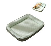 KEDAOLA 10pcs Dog Bed, Summer Pet Sleeping Mattress, Cool and Warm, Pet Bed with Anti-Slip Bottom, Soft Kennel Pad for Small Medium Dogs and Cats (mint green,66 x 55 cm)