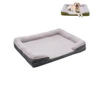 KEDAOLA 4PCS Large Dog Bed, Honeycomb Foam Sofa Couch Bed, Pet Bed with Removable Washable Cover for Small Medium Dogs and Cats (grey,95×75cm)
