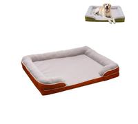KEDAOLA 4pcs Large Dog Bed, Honeycomb Foam Sofa Couch Bed, Pet Bed with Removable Washable Cover for Small Medium Dogs and Cats (orange,55×45cm)