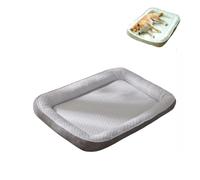 KEDAOLA 6pcs Dog Bed, Summer Pet Sleeping Mattress, Cool and Warm, Pet Bed with Anti-Slip Bottom, Soft Kennel Pad for Small Medium Dogs and Cats (grey,85 x 65 cm)