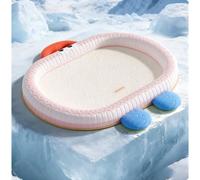 KEDAOLA Cooling Pet Bed, Four Seasons Universal Summer Pet Sleeping Mat, Breathable Cute Dog Sofa Bed for Small Medium Dogs Cats (pink,45×35cm)