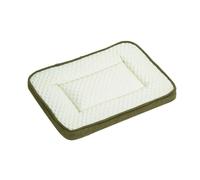 KEDAOLA Dog & Cat Cooling Mat, Breathable Ice Feel Dog Cooling Pad, Summer Heat Dissipation Sleeping Cushion for Small Medium Large Dogs Cats, Indoor Washable Pet Bed Mattress (green,60 × 45 × 3 cm)