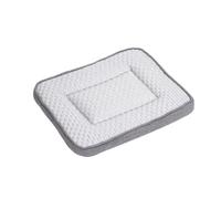 KEDAOLA Dog & Cat Cooling Mat, Breathable Ice Feel Dog Cooling Pad, Summer Heat Dissipation Sleeping Cushion for Small Medium Large Dogs Cats, Indoor Washable Pet Bed Mattress (grey,75 × 60 × 3 cm)