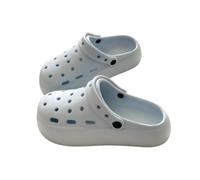 KEDAOLA Women Garden Clogs with Heel Strap - Non-Slip Mules Sandals, Lightweight Outdoor Slides, Breathable Summer Shoes for Gardening, Comfortable Slip-On Slippers (Blue 5UK-6UK)