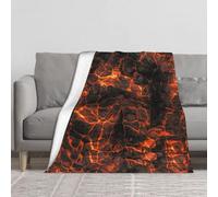 KEDDJI Volcano Lava Blanket Warm Flannel Fleece Plush Soft Throw Blanket As Bed Cover/Bed Sheets 127 X 152 cm