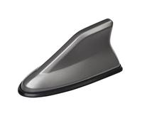 KEDDWE 1 Pcs with Adhesive Base Shark Fin Antenna, Shark Car Antenna for Jeep Renegade 2014 2015 2016 2017 2018, Car Radio Signal Amplifier Aerial,E Grey