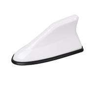 KEDDWE 1 Pcs with Adhesive Base Shark Fin Antenna, Shark Car Antenna for SEAT Ibiza 2008-2017, Car Radio Signal Amplifier Aerial,B White