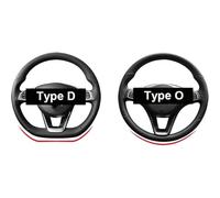 KEDDWE Car Steering Wheel Cover for Seat Ibiza Leon Cupra FR Arona Ateca Tarraco, Universal leather anti-slip, Soft Grip, Steering Wheel Protector Cover, 37-38cm,D-A