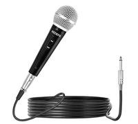 KEDEFA KM88 Handheld Wired Karaoke Microphone, Super Cardioid Dynamic Vocal Mic with 13.12ft Detachable XLR Audio Cable and ON/Off Switch, for Karaoke Singing Machine, Speaker