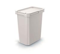 KEDEN Bin, Square Shape, 12L, Plastic-White, Recycling