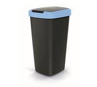 Keden COMPACTA Q 25 Litres Rubbish Bin Trash Garbage Can Recycling Bin (Black/blue)