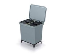 KEDEN Grey 2x10L Recycling Sorter System