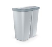 KEDEN Waste Bin with 2 Independent Lids 45L