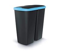 KEDEN Waste Bin with 2 Independent Lids 45L