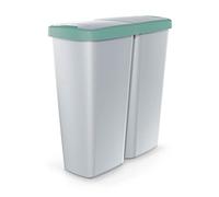KEDEN Waste Bin with 2 Independent Lids 50L