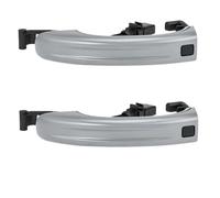 KEDFBTS Auto Door Handle Compatible with for Q7 2007 2008 2009 2010 2011-2015 Car for Smart Sensor Exterior Replacement Door Handle 2PCS OEM:4L0837205A 4L0837205B