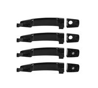 KEDFBTS Car Outer Handle Compatible with Saturn for Vue 2008 2009 2010 Black Car Exterior Outside Door Handle Right Left 96468293 96468268(4 PCS)