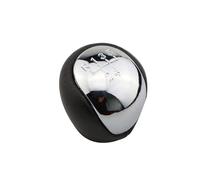 KEDFBTS Gear Selector Knob Compatible with Kia for Forte for Soul 5 for Speed Manual Gear Shift Knob Shifter Lever Head Car Gear Shift Knob Car Gearbox Change Handle(Bright Sliver)