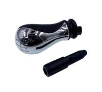 KEDFBTS Gear Selector Knob Compatible with Xsara for Picasso 1999 2000 2001 2002 2003 2004 2005-2008 5 for Speed Gear Stick Shifter Lever Head(Silver Word)